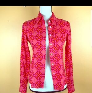 Tory Burch logo print shirt